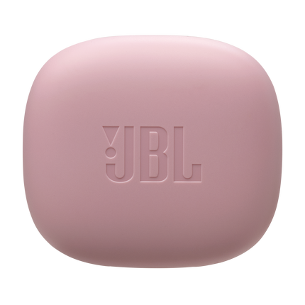 Слушалки JBL Wave Flex 2 (розово): затворен калъф за зареждане, изглед отгоре