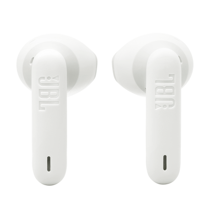 Слушалки JBL Wave Flex 2 (бяло): двете слушалки, изглед отпред