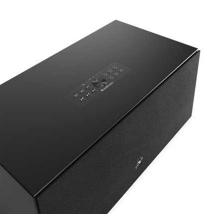 Capacul Audio Pro C20 W neagră, cu panoul de comandă