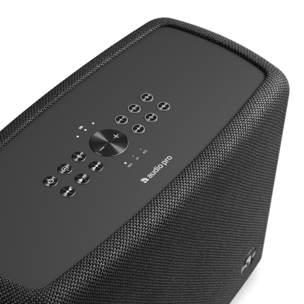 Audio Pro A15 W, finisaj Black, vedere de sus