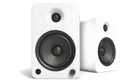 Чифт Kanto Audio YU6 в матово бяло, изглед отпред