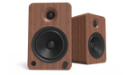 Kanto Audio YU6 pair in walnut finish, front view