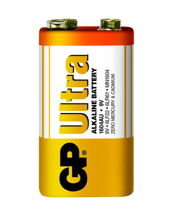 Baterii GP Ultra Alkaline 9V (6LF22), blister 1pcs
