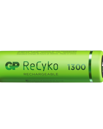Акумулаторни батерии GP ReCyko AA 1300mAh (R6), рециклируеми опаковки 4бр.
