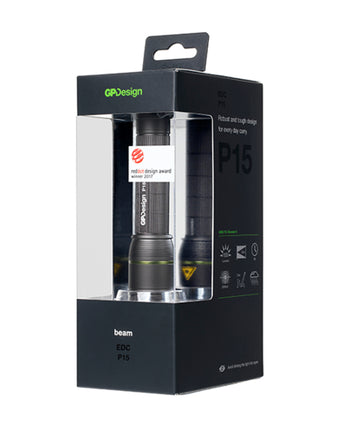 Фенер GP GPDesign P15 Every Day Carry, 150 lm, 1xAA
