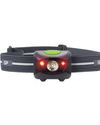 Frontala GP XPLOR PH14, Lumina alba si rosie, 200lm, 3xAAA