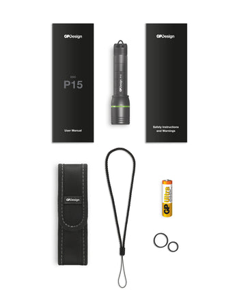 Фенер GP GPDesign P15 Every Day Carry, 150 lm, 1xAA