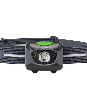 Frontala reincarcabila GP XPLOR PHR15, senzor de apropiere, 300 lm, 3xAAA NiMH, lumina alba si rosie