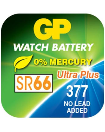 Baterii GP Watch Silver Oxide 377, 1pcs