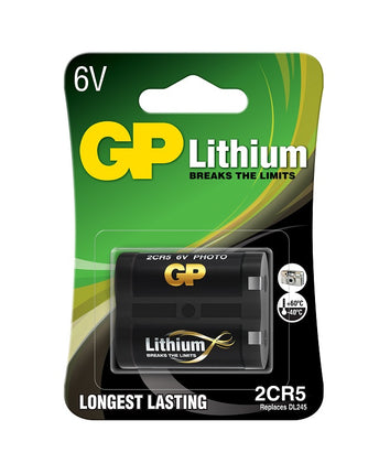 Baterii litiu GP Lithium 2CR5, 6V, blister 1 buc