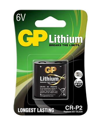 Baterii litiu GP Lithium CR-P2, 6V, blister 1 buc