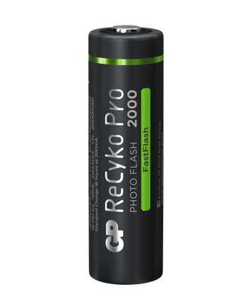 Baterii reincarcabile GP ReCyko Pro Photoflash AA 2000mAh (R6), ambalaj reciclabil 4pcs