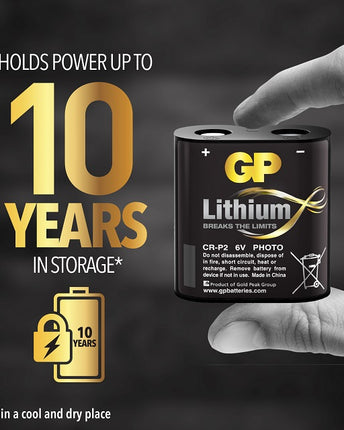Baterii litiu GP Lithium CR-P2, 6V, blister 1 buc