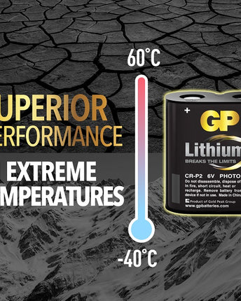 Baterii litiu GP Lithium CR-P2, 6V, blister 1 buc