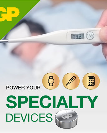 Батерии GP Alkaline CELL 177, LR626, AG4, 1.5V, блистер 10 бр.