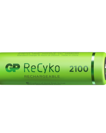Акумулаторни батерии GP ReCyko AA 2100mAh (R6), рециклируеми опаковки 2бр.