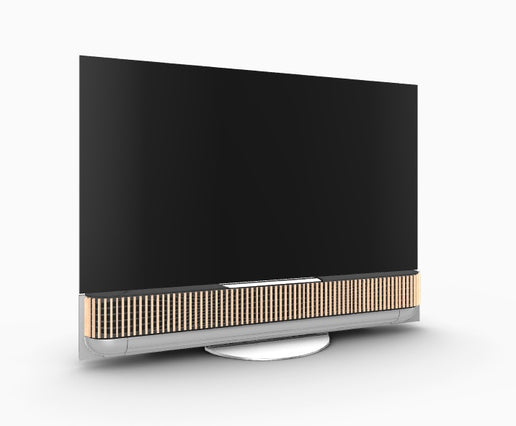 Телевизор и звукова лента Bang &amp; Olufsen BeoSound Theater 55 инча Поставка за маса