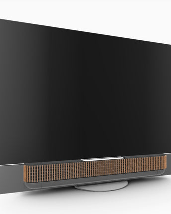 Телевизор и звукова лента Bang &amp; Olufsen BeoSound Theater 77 инча Поставка за маса