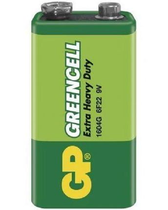 Baterii GP GREENCELL 9V (6F22), folie 1pcs