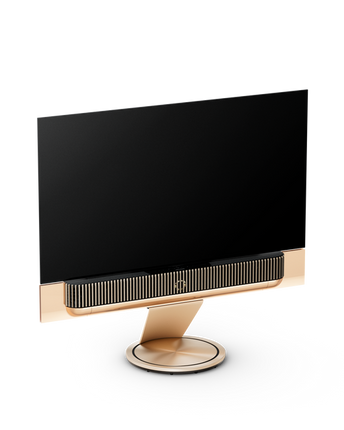 Телевизор и звукова лента Bang &amp; Olufsen BeoSound Theatre 65 инча Моторизирана подова стойка