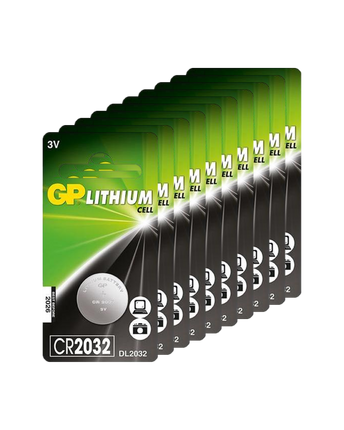 Батерии GP Lithium CELL CR2032 (DL2032), 3.0V, комплект 10 броя