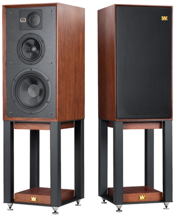 Wharfedale Linton Heritage speakers with stand
