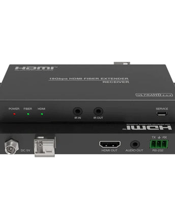 DVDO Extender HDMI prin fibră optică de 18 Gbps cu extragere audio