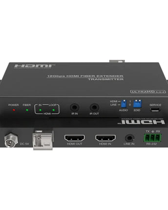 DVDO Extender HDMI prin fibră optică de 18 Gbps cu extragere audio